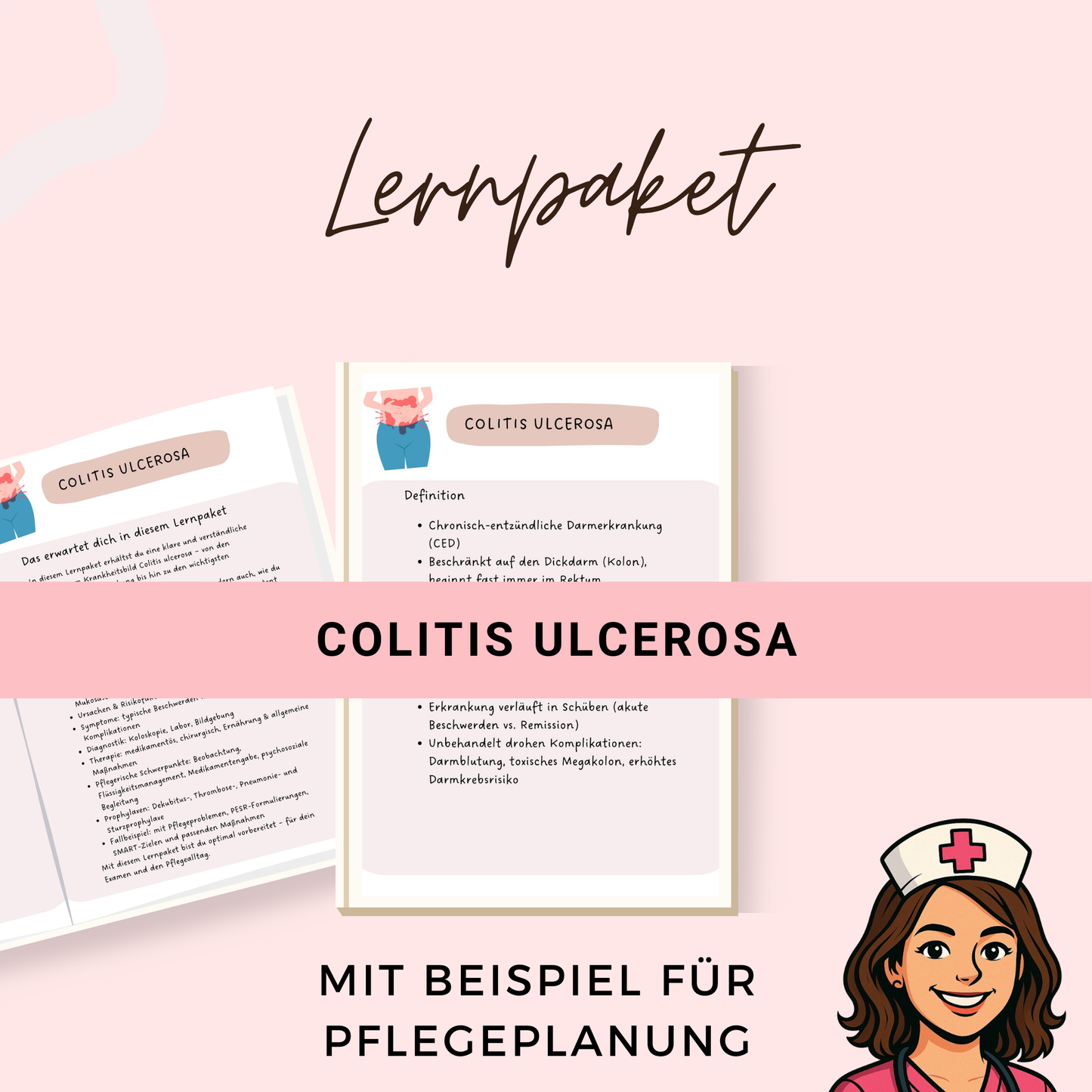 Colitis Ulcerosa Krankheitslehre - Lernpaket mit u.a. Diagnostik, Therapie und pflegerischem Schwerpunkt - ideal für Pflegeausbildung PDF