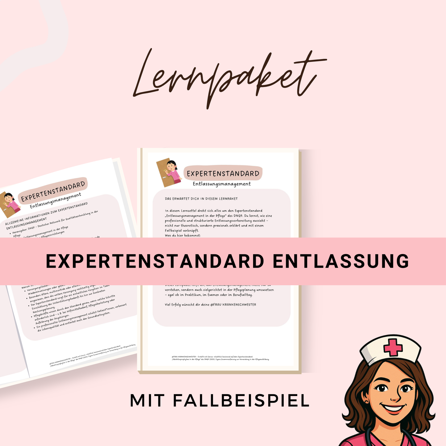 Entlassungsmanagement Expertenstandard Pflege Lernzettel Zusammenfassung 15 Seiten: + Pflegeplanung nach PESR & SMART + FALLBEISPIEL
