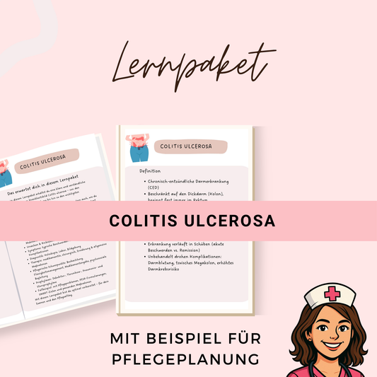 Colitis Ulcerosa Krankheitslehre - Lernpaket mit u.a. Diagnostik, Therapie und pflegerischem Schwerpunkt - ideal für Pflegeausbildung PDF
