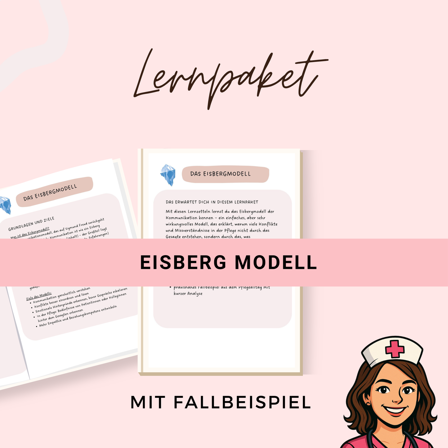 Eisbergmodell Kommunikation Lernzettel Pflege Zusammenfassung mit Fallbeispiel - Analyse und Lösungen - PDF Kommunikationsmodell