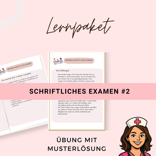 Schriftliches Examen 12 Seitiges Übungspaket Fall 2 - Arthrose, Isolation, Obstipation - mit Fallbeispiel und Musterlösung  Pflegeexamen PDF